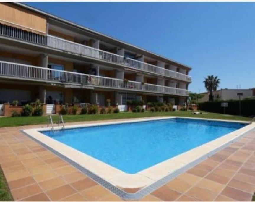 Piscina Playa Wifi Cozy Home Tax Free パラモス エクステリア 写真